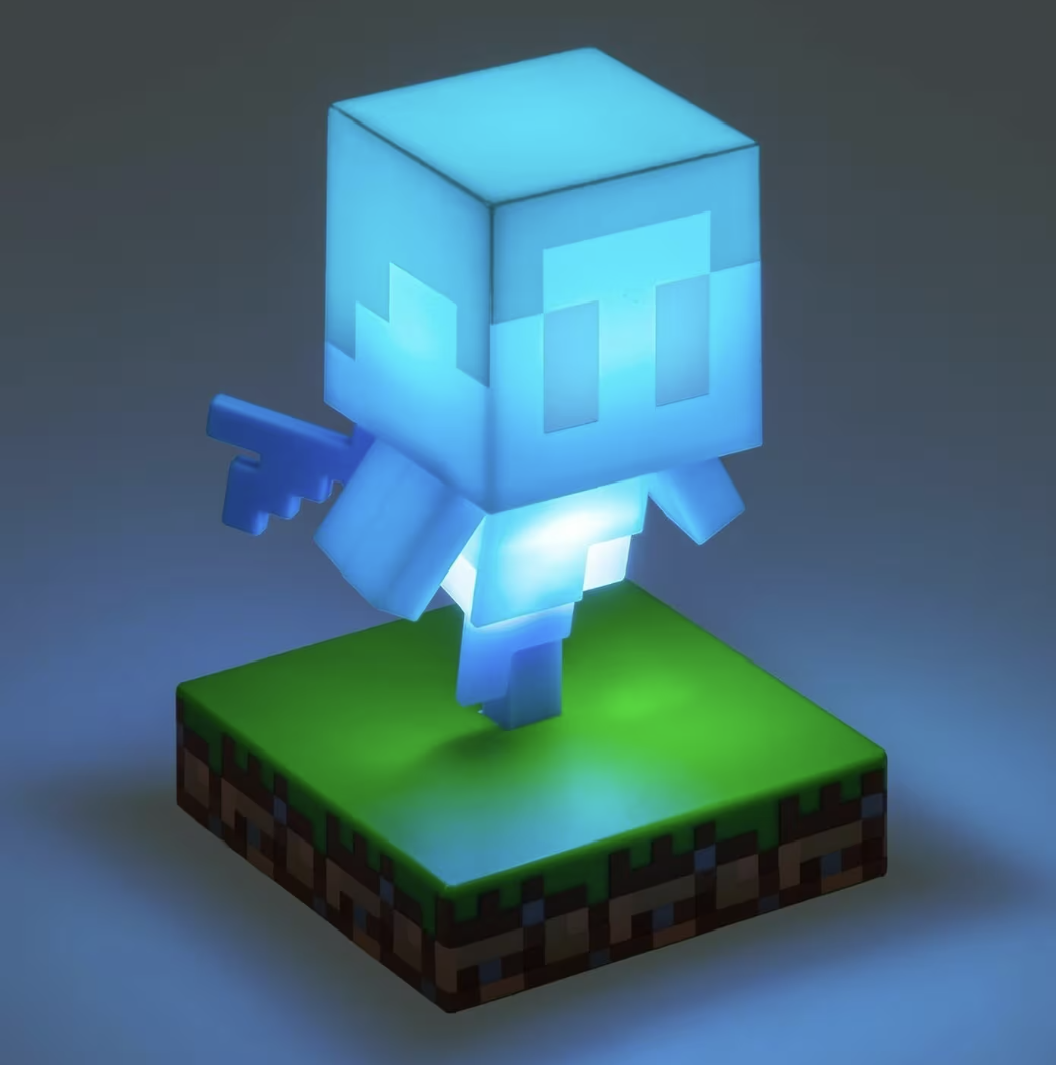 Minecraft „Allay” ikon világító LED lámpa