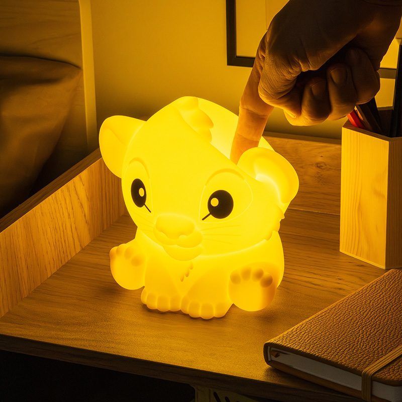 Disney Squishy Glo The Lion King Simba szilikon hangulatvilágítás