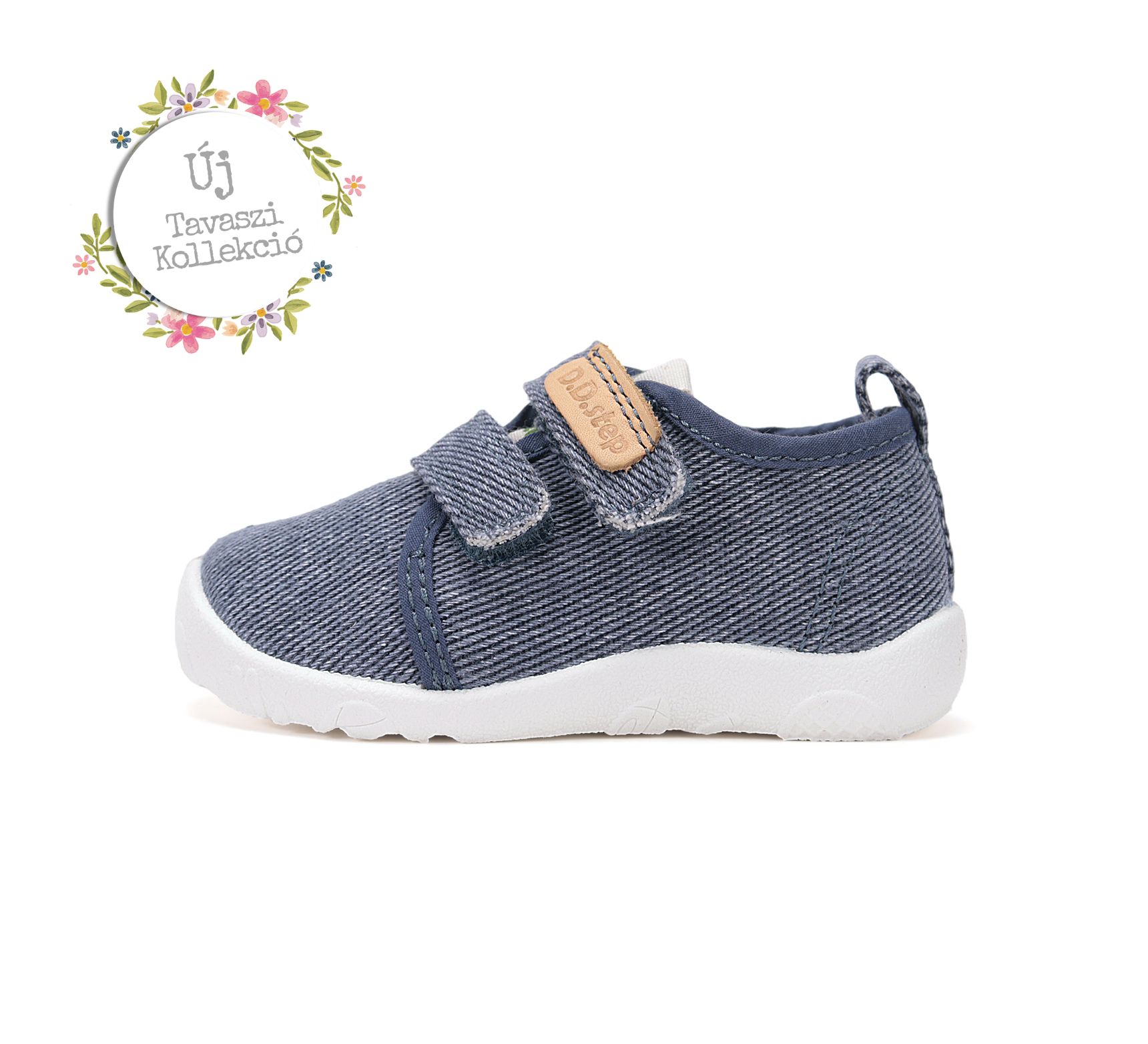 D.D. Step barefoot fiú farmer vászoncipő – C086-61763A
