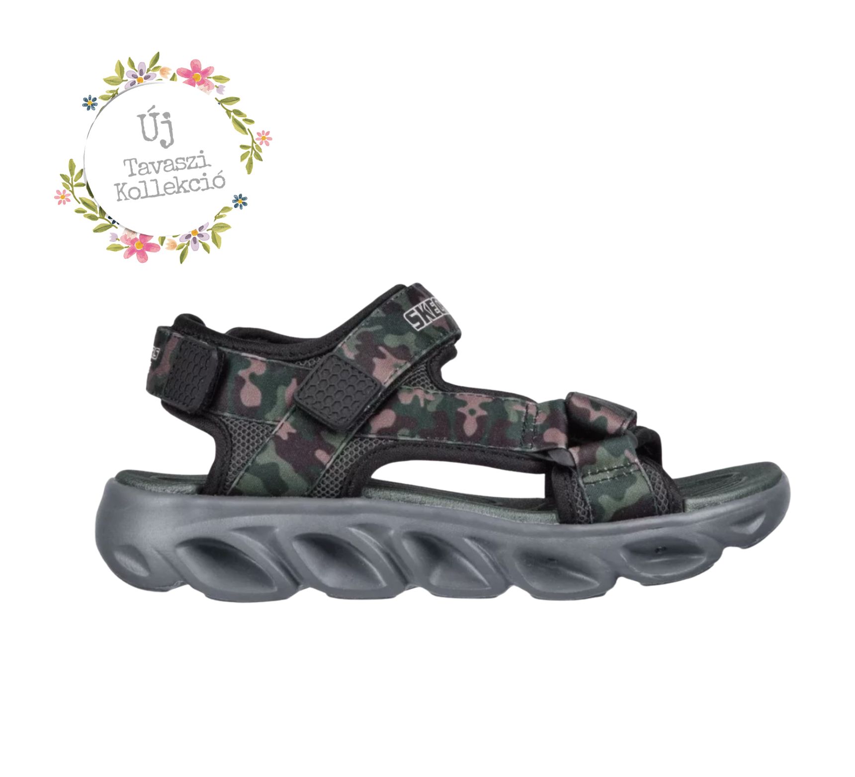 Skechers fiú gyerekszandál – terepmintás – 400077L